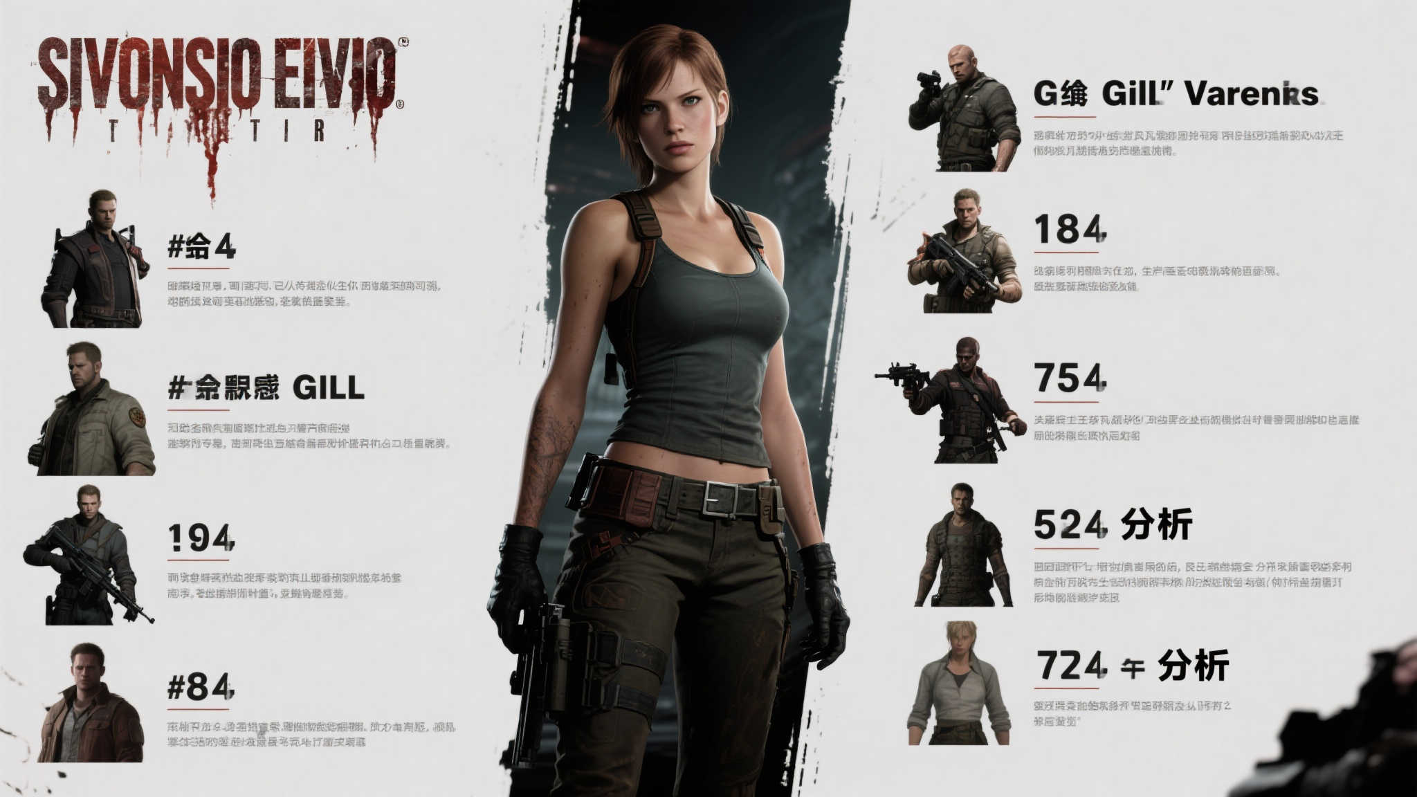 外媒解析：吉尔为何能成为《生化危机》最佳主角的8大理由